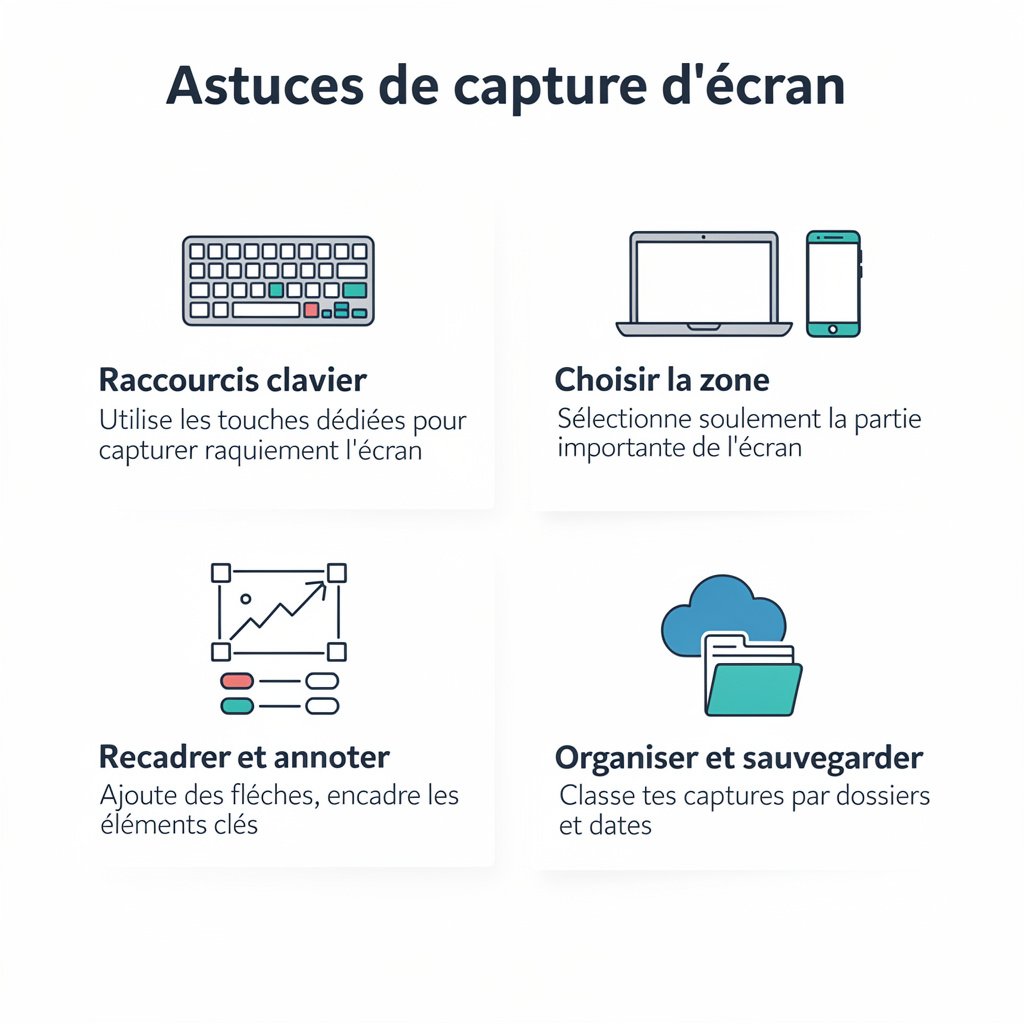 Astuces de capture d'écran